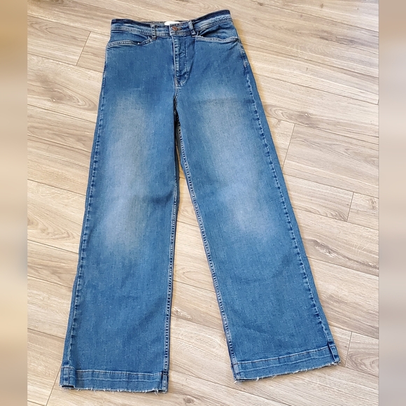 Nümph Denim - Nümph NUCarolini Jeans, High Waist, Med Wash, 98% Cotton, Turkey, Wm's 6, EUC